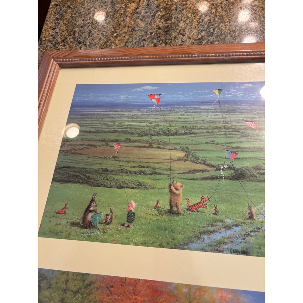 Peter Ellenshaw The Four Seasons of Winnie The Pooh Framed Art Print 38.5x26.5 - Picture 4 of 15